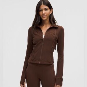 lulu cropped hooded define jacket